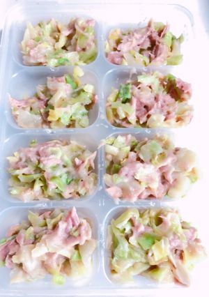 【幼児食】キャベツとツナのマヨネーズ和え-レシピのメイン写真