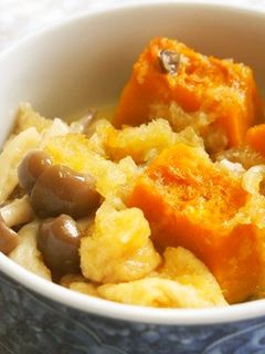 南瓜と油揚げのおろし煮♪-レシピのメイン写真
