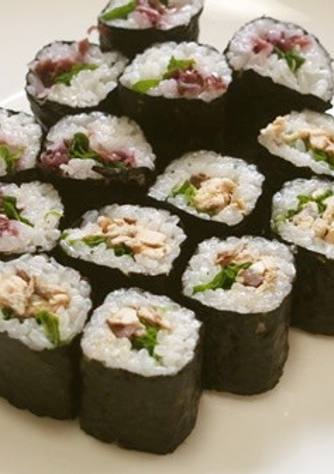 鯖の細巻きと、しば漬けの細巻き♪-レシピのメイン写真