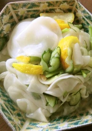 かぶとキュウリの柚子まるごと塩サラダ-レシピのメイン写真