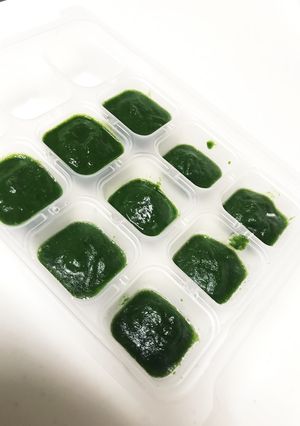 離乳食初期 ほうれん草ペースト-レシピのメイン写真