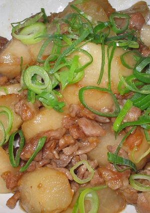 大根と豚肉の甘辛炒め-レシピのメイン写真