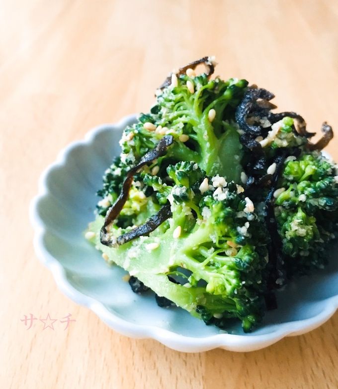 お弁当にも!ブロッコリーの胡麻昆布和え-レシピのメイン写真