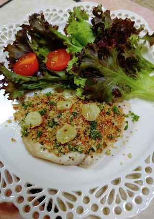 カジキ鮪のパン粉のせソテー-レシピのメイン写真