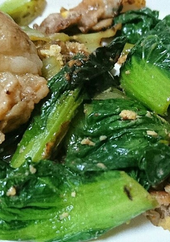 ターサイと牛バラ肉と玉子の中華炒め-レシピのメイン写真