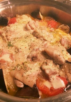 チキンとトマトのチーズ焼き-レシピのメイン写真