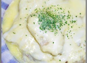 にんにく香るシュクメルリ！鶏肉のチーズ煮-レシピのメイン写真