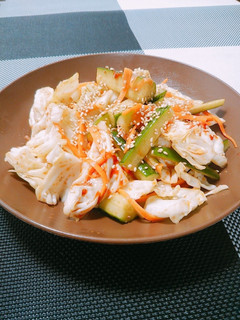 生野菜のピリ辛味噌和え♪-レシピのメイン写真
