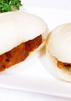 白い食卓ロールで角煮まん風★-レシピのメイン写真