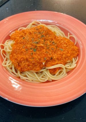 トマトクリームパスタのソース-レシピのメイン写真