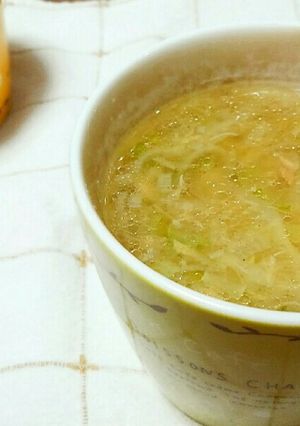 たっぷり葱と大根ツナ★和風スープ-レシピのメイン写真