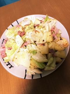 キャベツとポテトのアンチョビ炒め-レシピのメイン写真