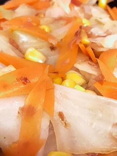 キャベツ消費に!おかか和え-レシピのメイン写真