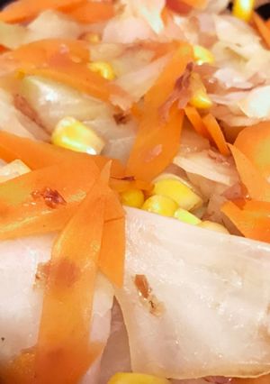 キャベツ消費に！おかか和え-レシピのメイン写真