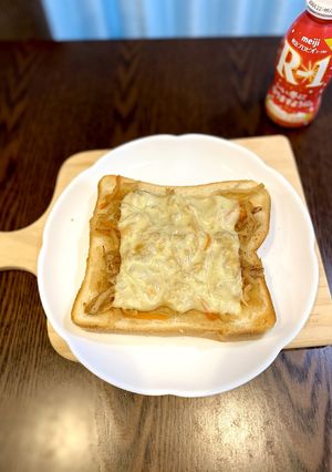 子どもにも大人気★切干大根トースト-レシピのメイン写真
