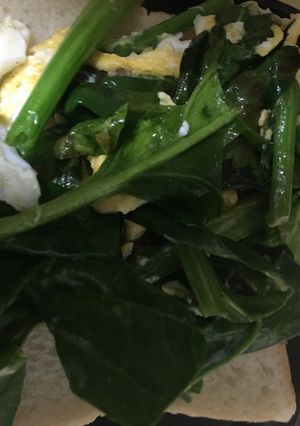 超簡単　卵ほうれん草ホットサンド-レシピのメイン写真