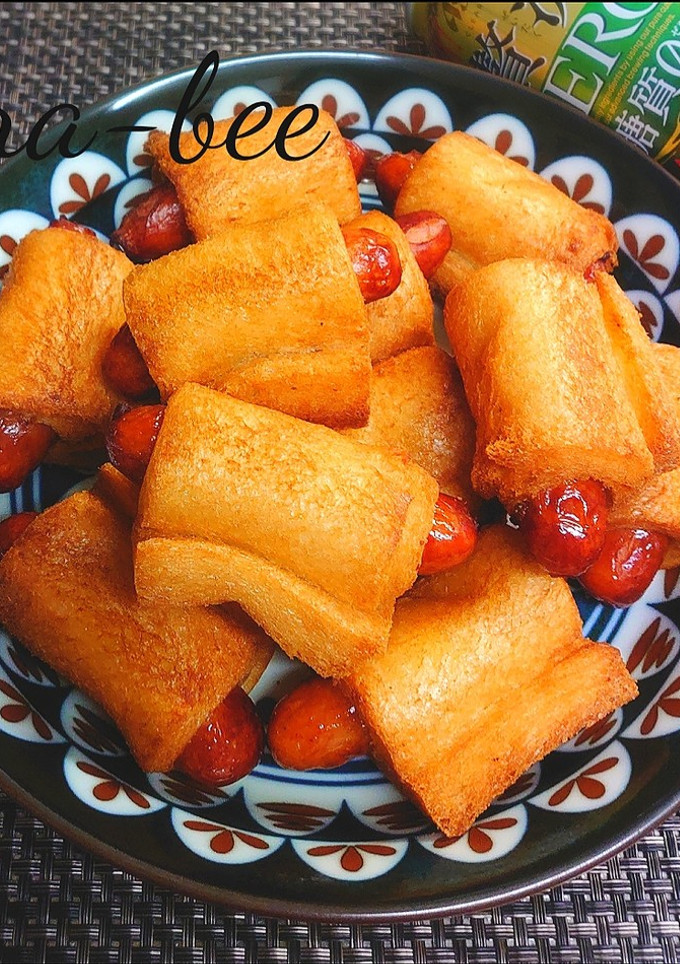 食パンで簡単♡ウインナーロール揚げパン-レシピのメイン写真