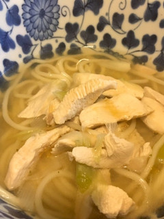 中華風!鷄ネギ黄金うどん-レシピのメイン写真