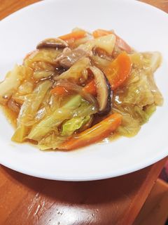 煮込み10分!キャベツと豚こまの中華煮-レシピのメイン写真