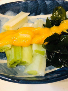 ネギとワカメのカラシ酢味噌-レシピのメイン写真