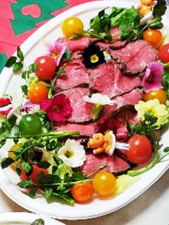 ホイルとラップ失敗しないローストビーフ-レシピのメイン写真