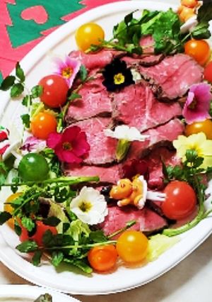 ホイルとラップ失敗しないローストビーフ-レシピのメイン写真