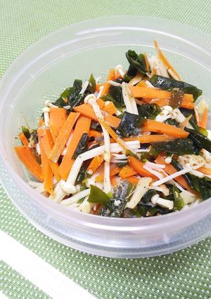 簡単！えのきと人参の減塩常備菜-レシピのメイン写真