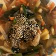 全てレンジ肉なしモス風青椒肉絲風春雨炒煮