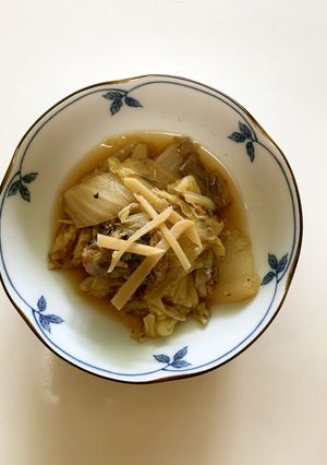 サバ味噌煮缶と白菜の煮物（炊飯器調理）-レシピのメイン写真