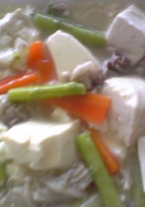 脱メタボメニュー　豚肉と豆腐の中華煮-レシピのメイン写真