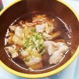 絶品!お肉たくさんつけ汁