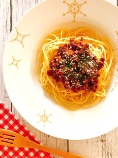 簡単!絶品!お肉ごろごろミートソース-レシピのメイン写真