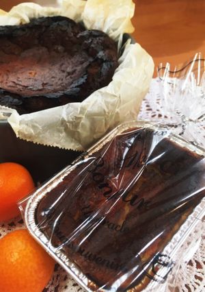 ほうじ茶ラテ風♡濃厚バスクチーズケーキ-レシピのメイン写真