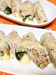 【レタスととろ~りチーズのペッパー肉巻】-レシピのメイン写真