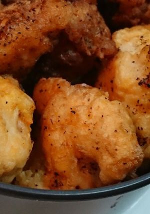 ガーリック風味の鶏むね肉の唐揚げ-レシピのメイン写真