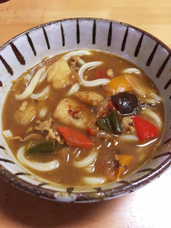 余り物でカレーうどん-レシピのメイン写真