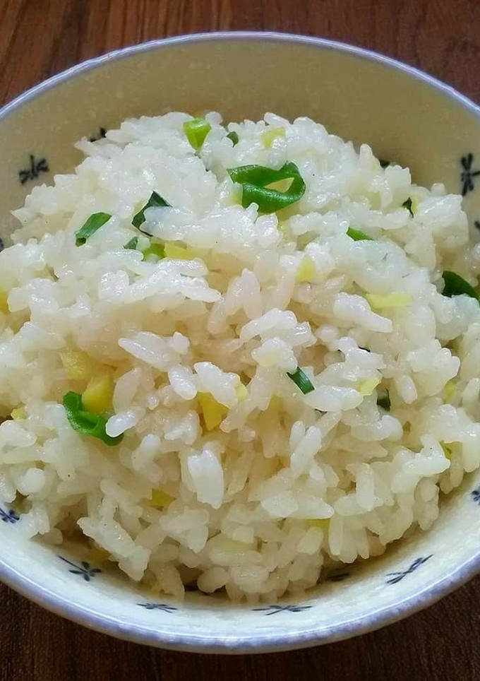 ネギと生姜の炊き込み御飯-レシピのメイン写真