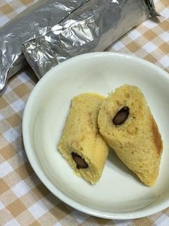 HMで!黒豆きな粉ホイルケーキ-レシピのメイン写真