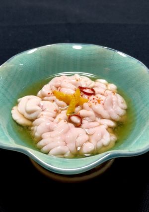 冬のご馳走☆白子の酢の物・柚子の香り♪-レシピのメイン写真
