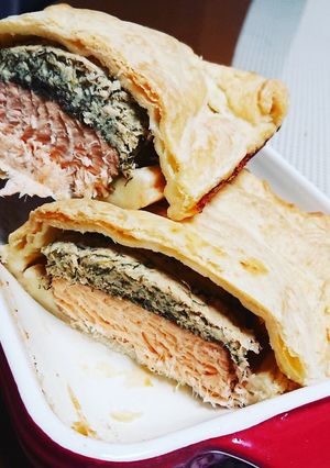 サーモンパイ包み-レシピのメイン写真