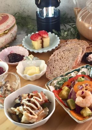 減量停滞期に優しいパン朝食-レシピのメイン写真