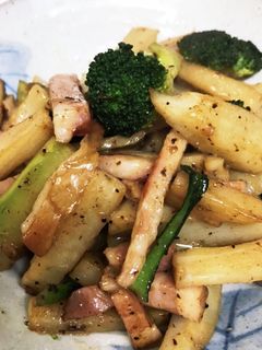 レンコンとベーコンのバター醤油炒め-レシピのメイン写真