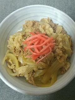 〈適量レシピ〉牛丼-レシピのメイン写真
