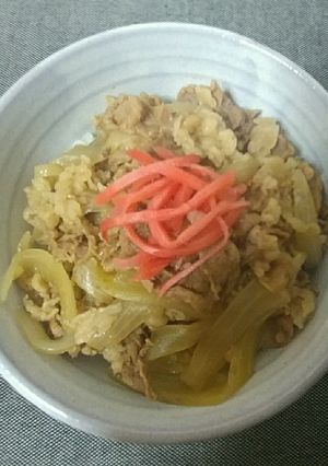 〈適量レシピ〉牛丼-レシピのメイン写真