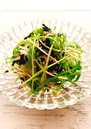 Mizuna Salad-レシピのメイン写真