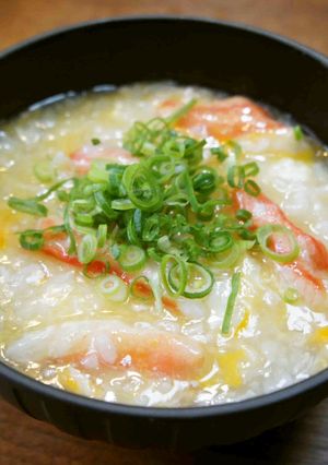 蟹のあんかけ中華風雑炊-レシピのメイン写真