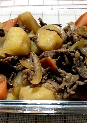 フライパンで水無し肉じゃが-レシピのメイン写真