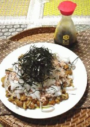 お醤油をかけていただく　なめこおろしパスタ-レシピのメイン写真