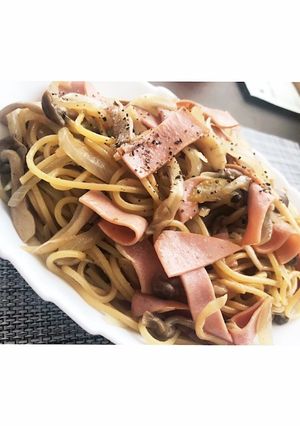 冷蔵庫の残りでパパッと和風パスタ-レシピのメイン写真