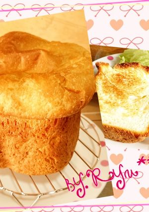 ほんのり甘い♡米粉入りミルク食パン✿-レシピのメイン写真